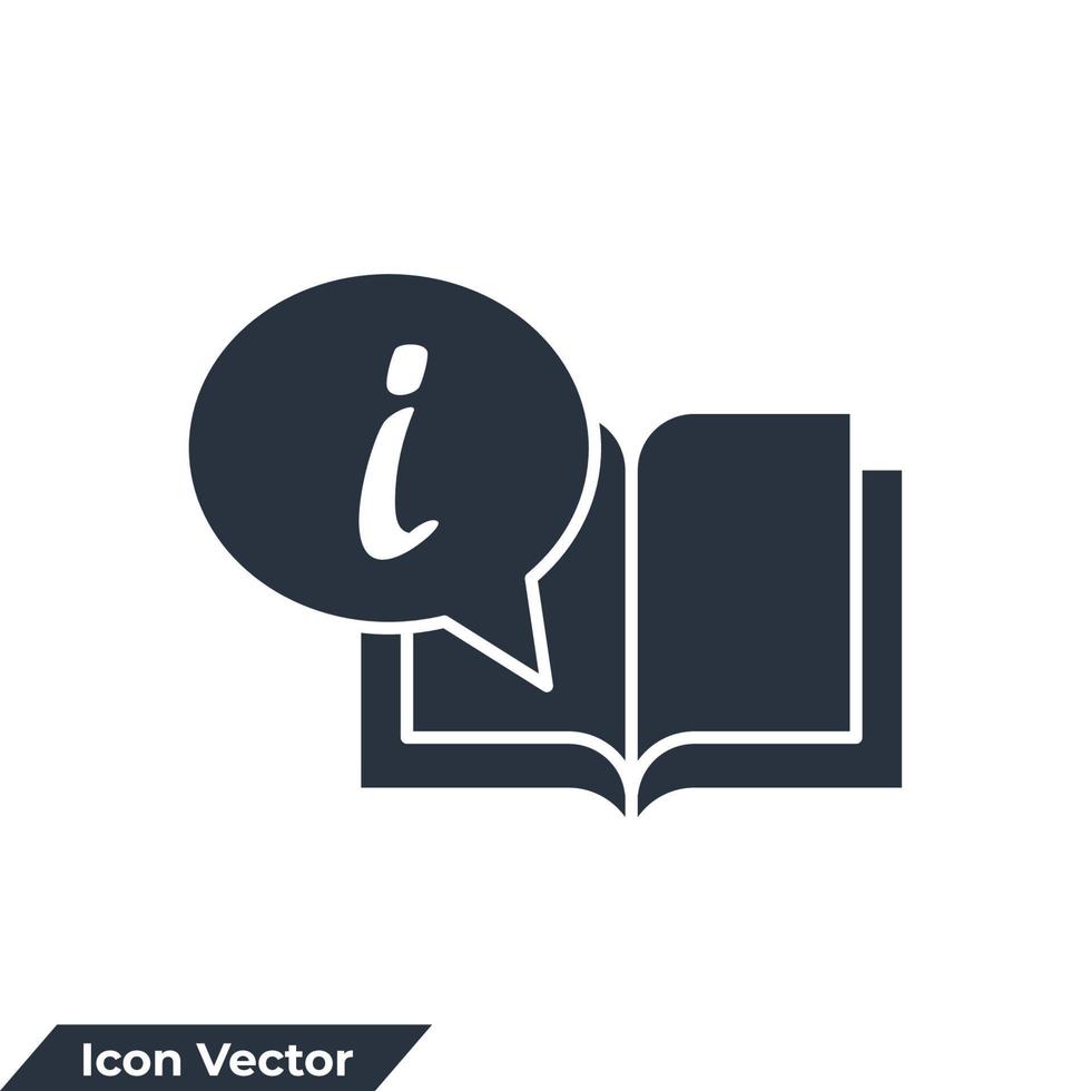 info ícone logotipo ilustração vetorial. modelo de símbolo de sinal de informação para coleção de design gráfico e web vetor