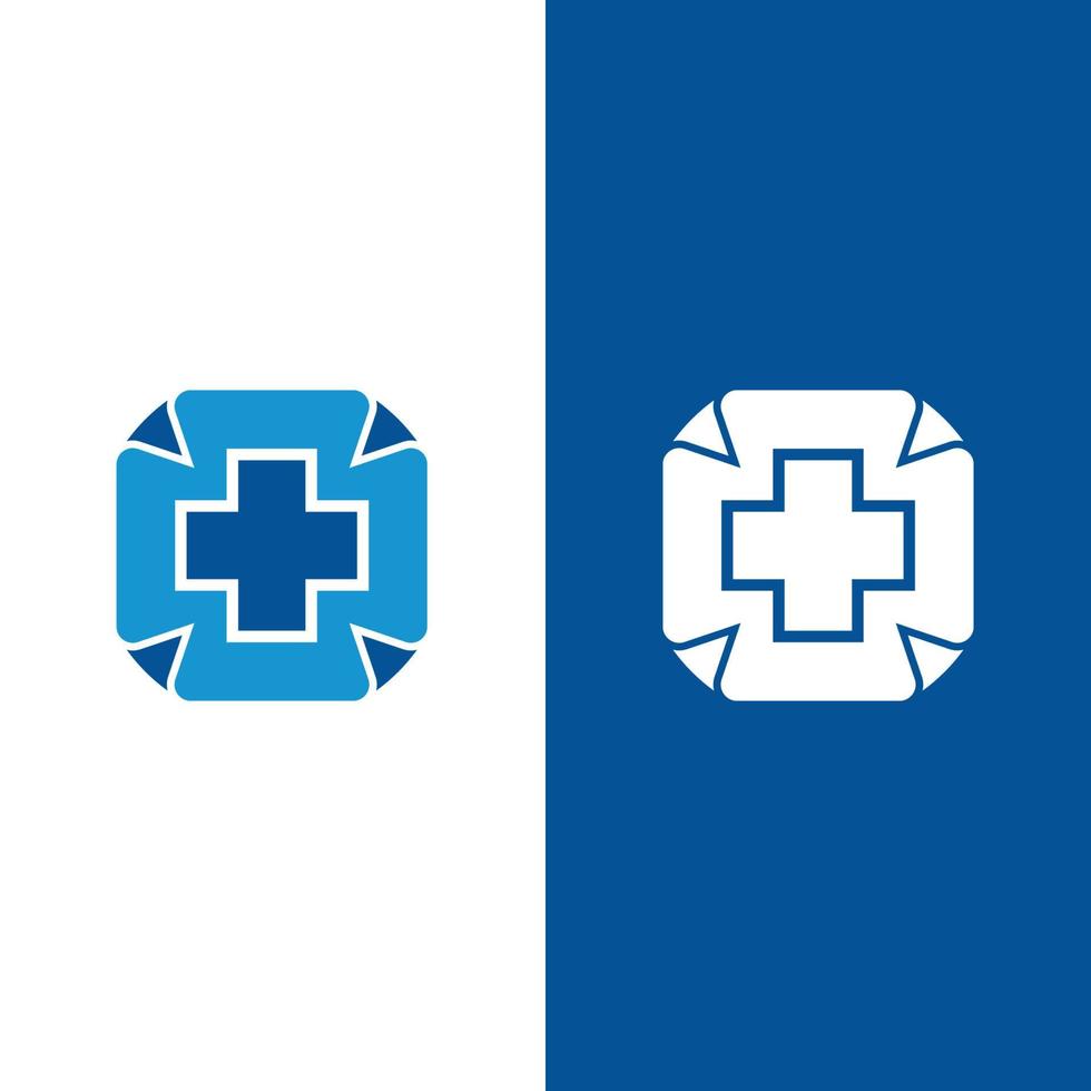 vetor de modelo de logotipo médico de saúde