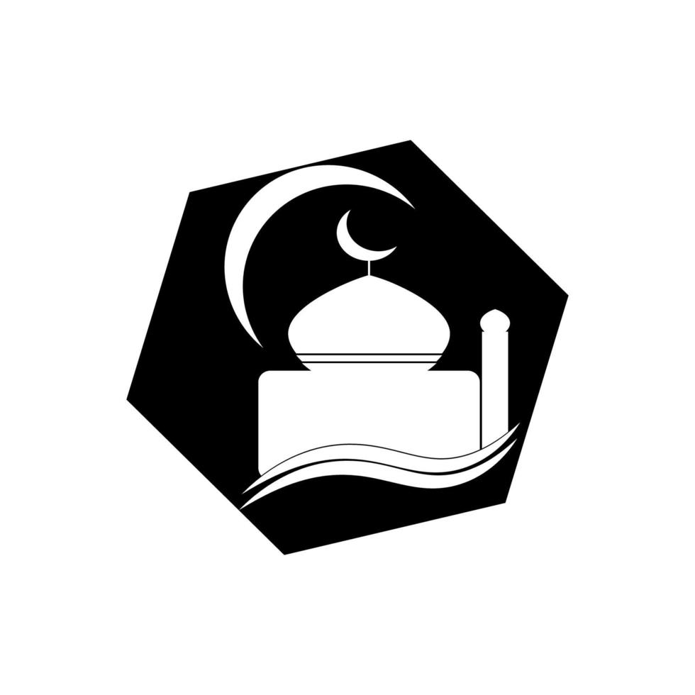 vetor de ilustração de ícone de mesquita