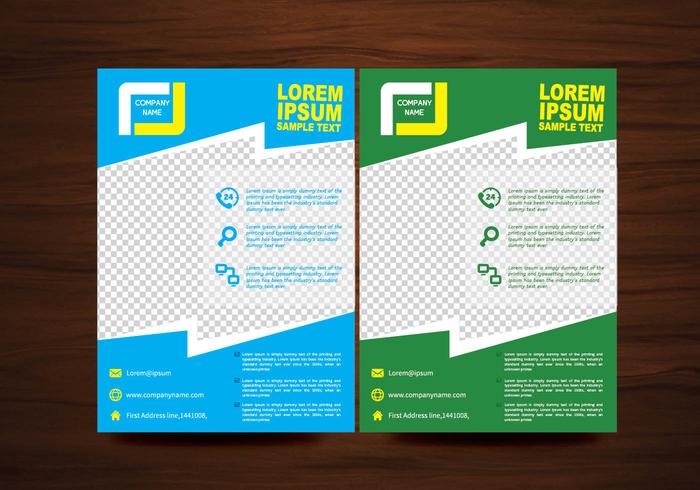 Folheto do vetor Modelo do layout do Flyer