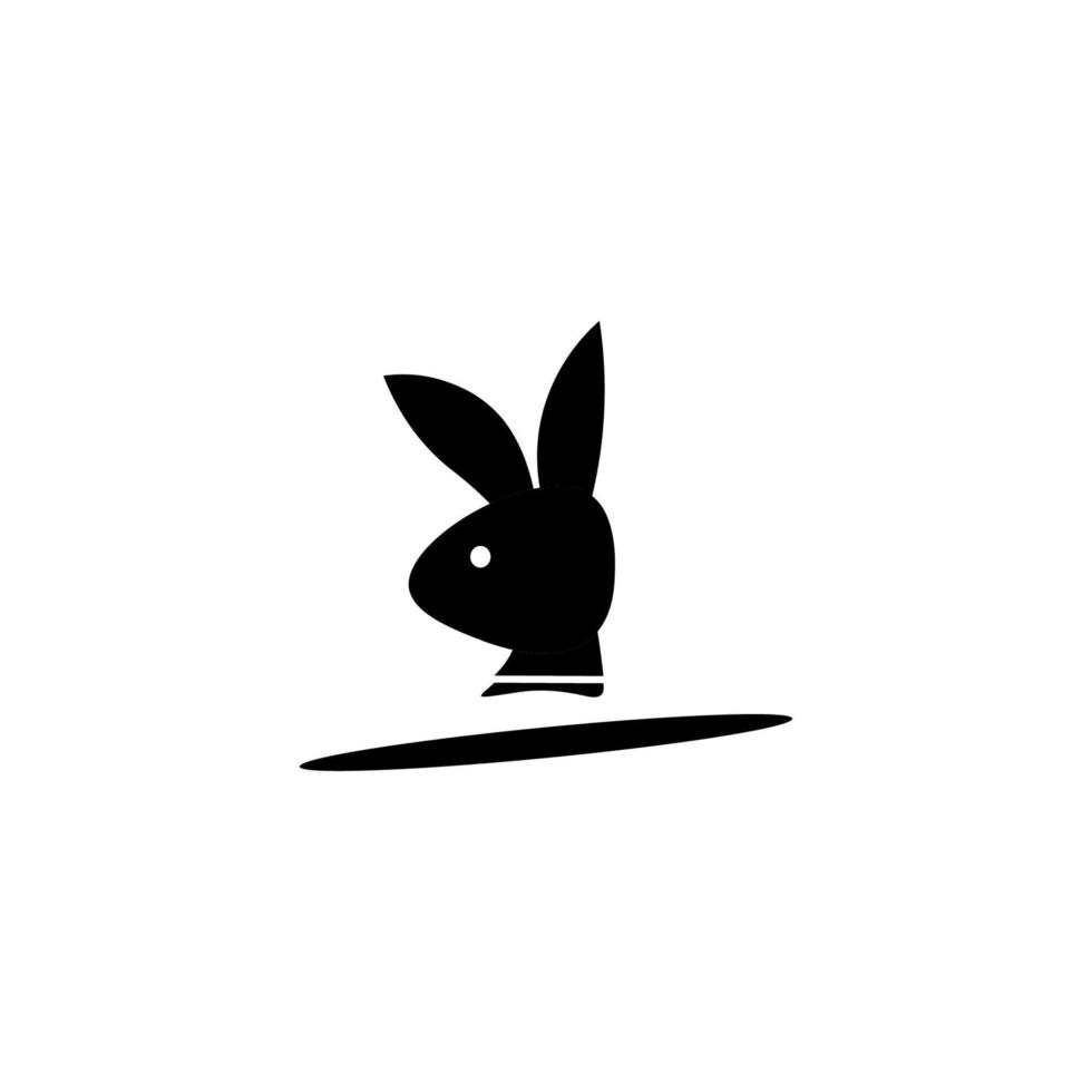 vetor de ilustração de ícone de coelho