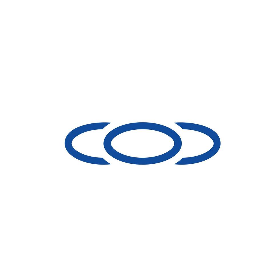letra inicial coc ícone vetor logotipo modelo ilustração design pro vector