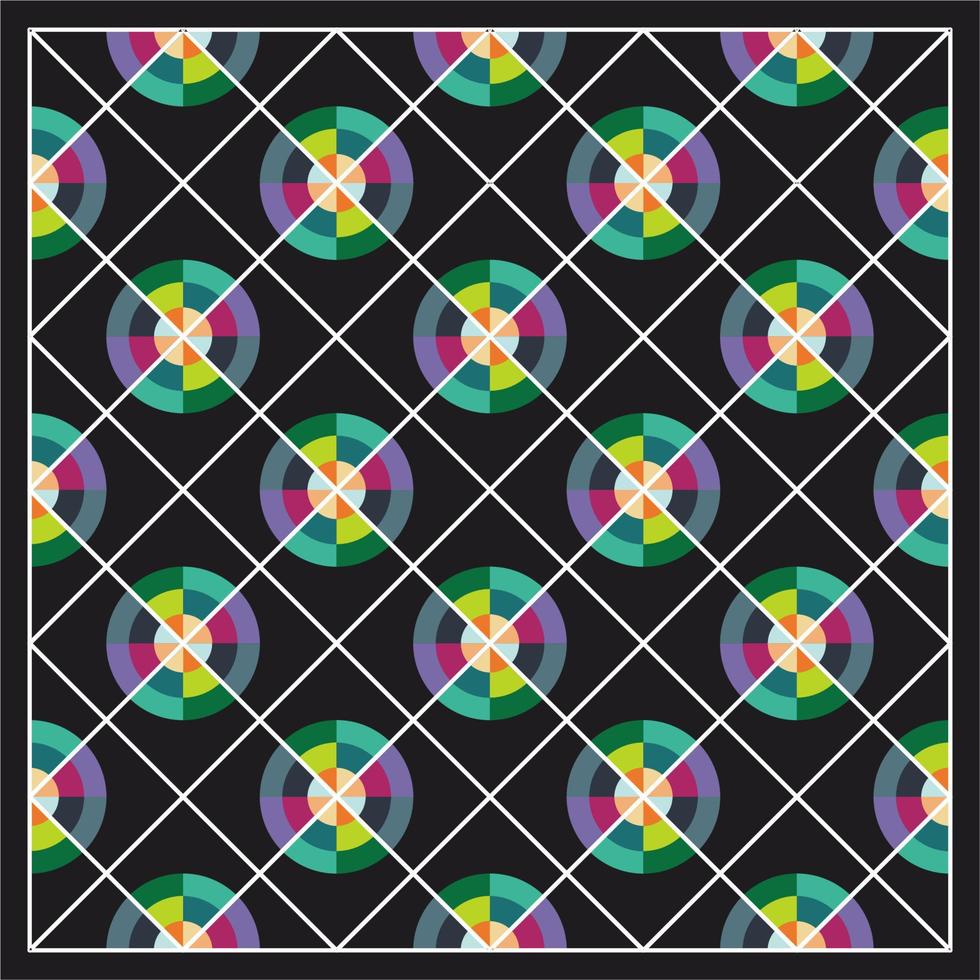 fundo geométrico abstrato em cores vetor