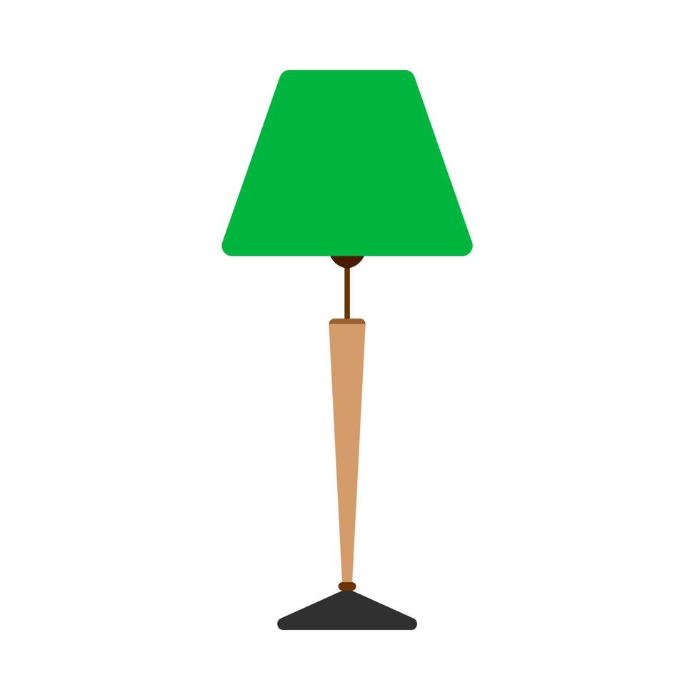 ícone de vetor de símbolo elétrico estilo brilhante lâmpada de mesa. equipamento interior loft luz interior. cabeceira de móveis