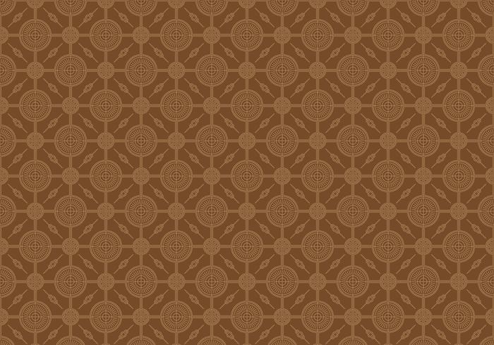 Free Batik Pattern Vector # 9