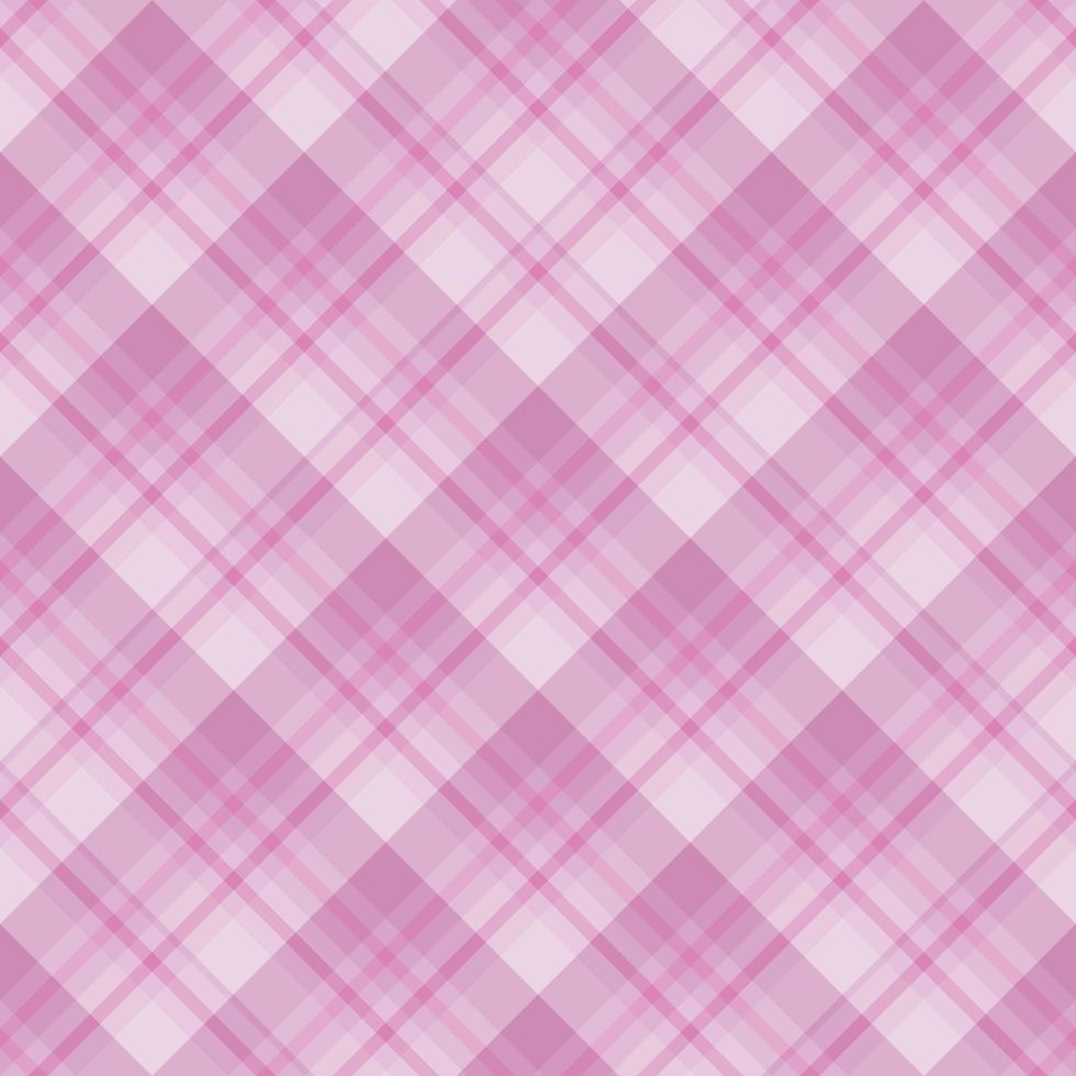padrão sem costura em maravilhosas lindas cores rosa para xadrez, tecido, têxtil, roupas, toalha de mesa e outras coisas. imagem vetorial. 2 vetor