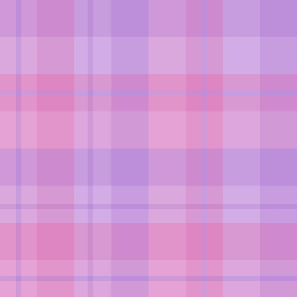 padrão sem costura em maravilhosas cores frias de rosa e violeta para xadrez, tecido, têxtil, roupas, toalha de mesa e outras coisas. imagem vetorial. vetor