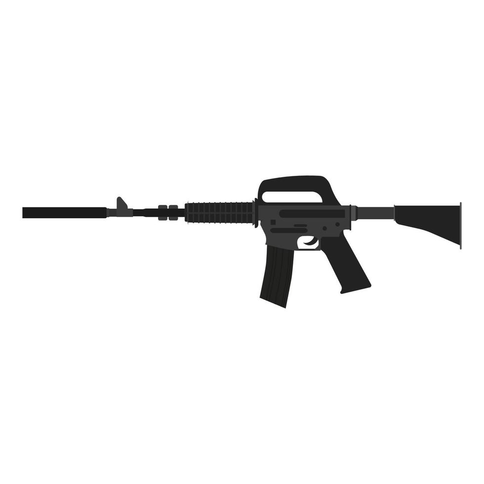 Sniper Rifle Arma Ícone Vector Ilustração Design Royalty Free SVG,  Cliparts, Vetores, e Ilustrações Stock. Image 100262356