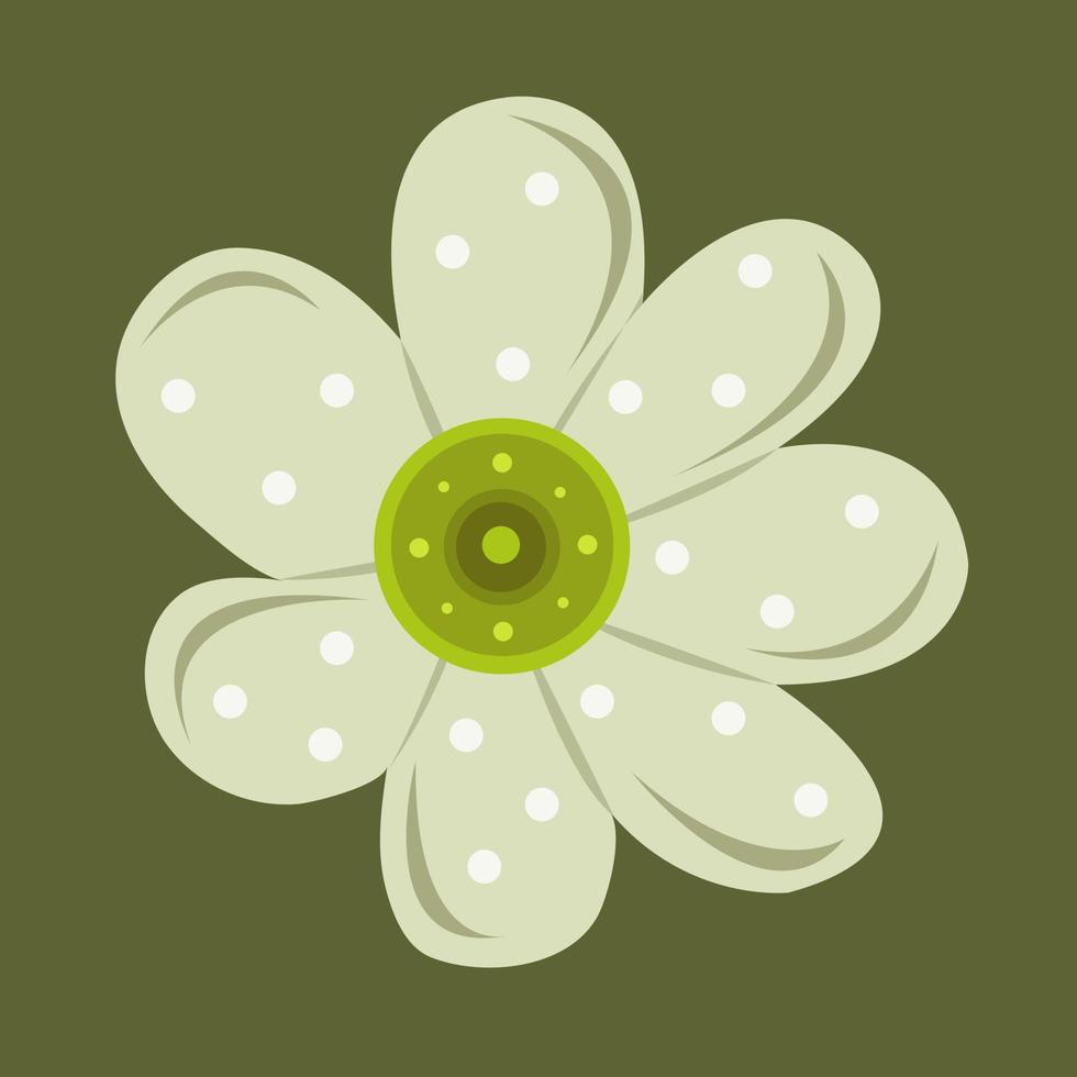 ilustração vetorial de flor de amora para design gráfico e elemento decorativo vetor