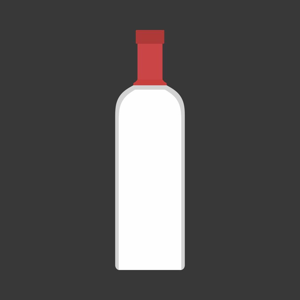 vodka garrafa líquido pub álcool closeup ícone de símbolo de vetor. loja de bebidas de produtos de vidro vetor