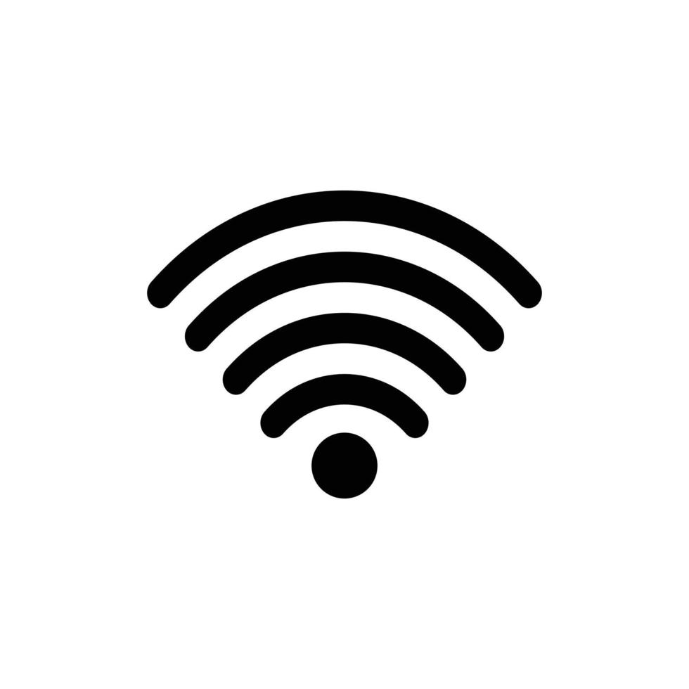 ícone wifi, vetor de ícone wifi, em moderno estilo plano isolado no fundo branco.