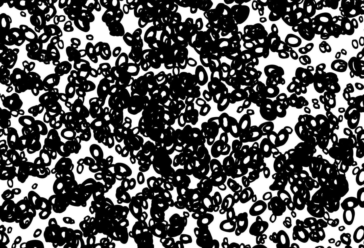 modelo de vetor preto e branco com círculos.