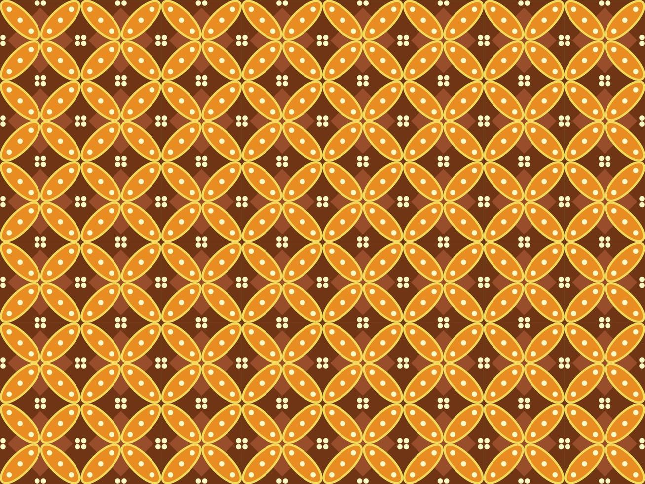 padrão de batik indonésia tradicional motivo cultura java pano de fundo fundo papel de parede geometria cor modelo sem costura papel moda criativo projeto vintage textura tecido artístico asiático forma étnica vetor