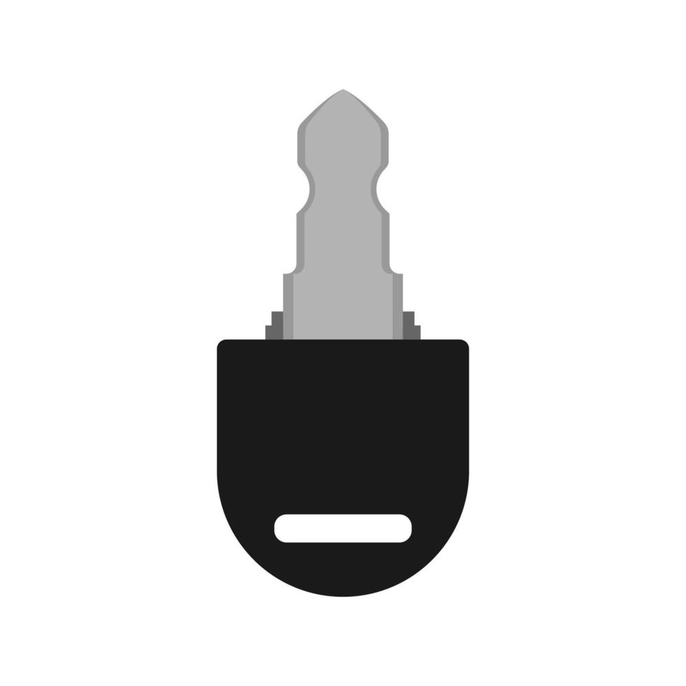 ícone de vetor de símbolo de segurança de transporte de chave de carro. motorista de porta de seguro de bloqueio de veículo
