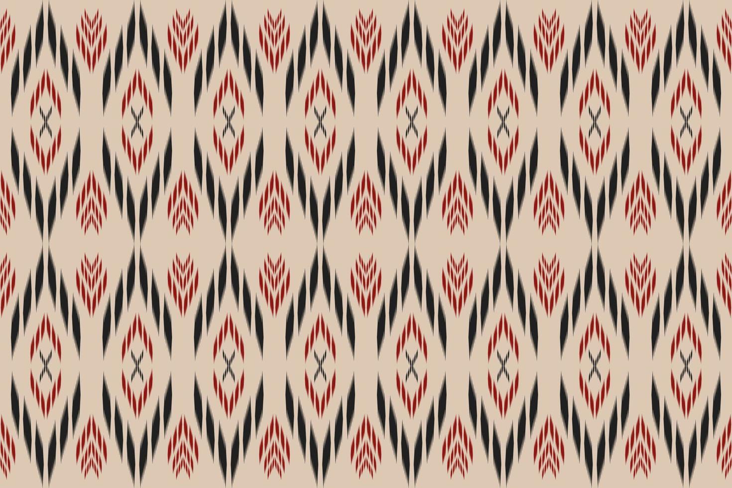 étnico oriental ikat sem costura padrão tradicional. tecido estilo indiano. design para plano de fundo, papel de parede, ilustração vetorial, tecido, vestuário, tapete, têxtil, batik, bordado. vetor