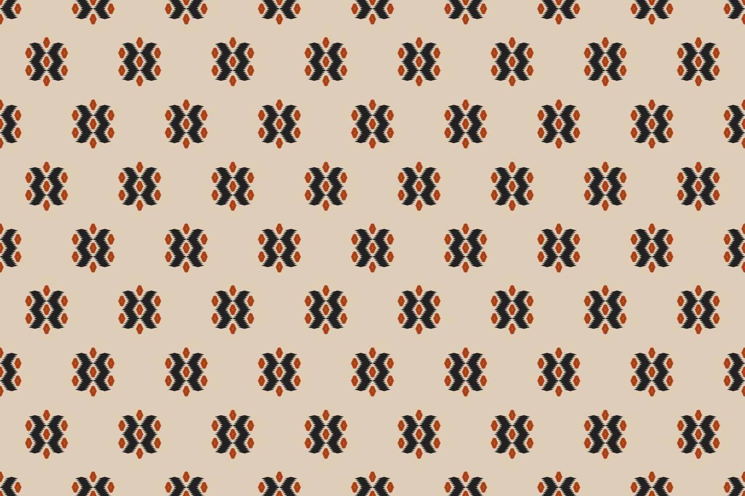 arte de padrão étnico de tecido. padrão sem emenda ikat em tribal. estilo americano, mexicano. design para plano de fundo, papel de parede, ilustração vetorial, tecido, vestuário, tapete, têxtil, batik, bordado. vetor