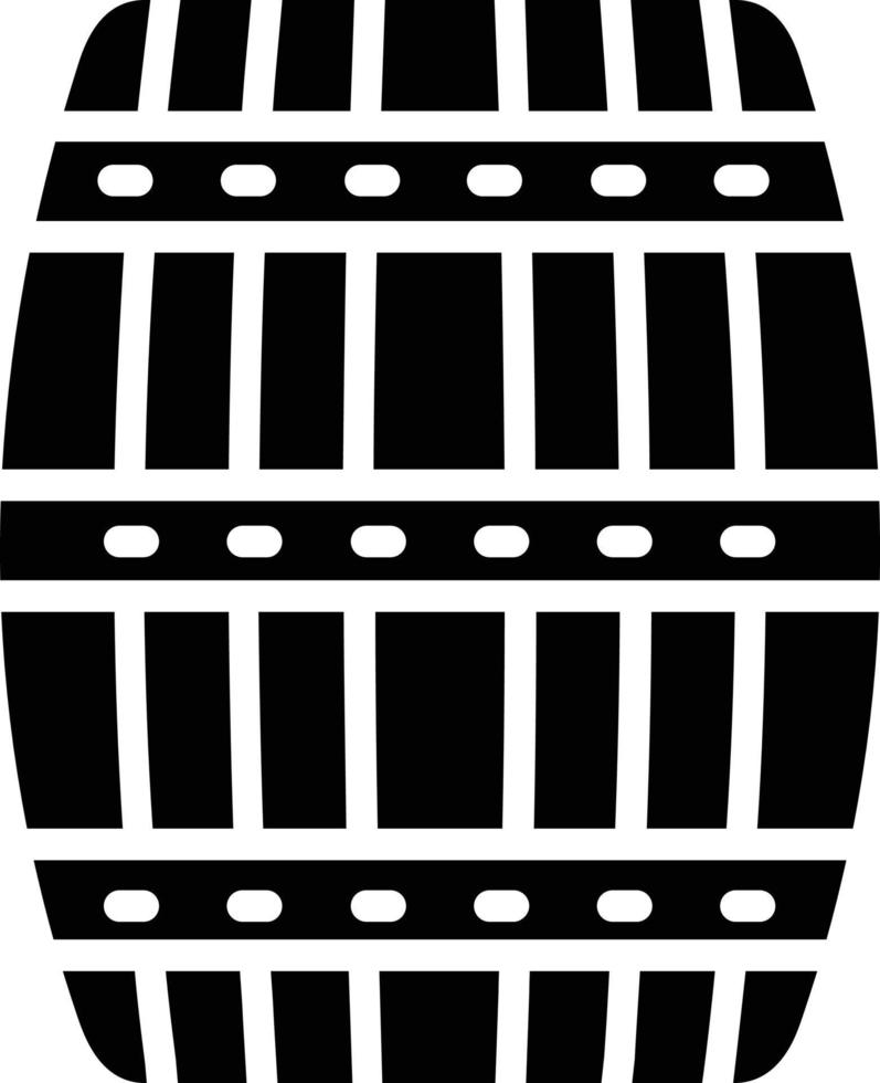 ícone de símbolo de barril vetor