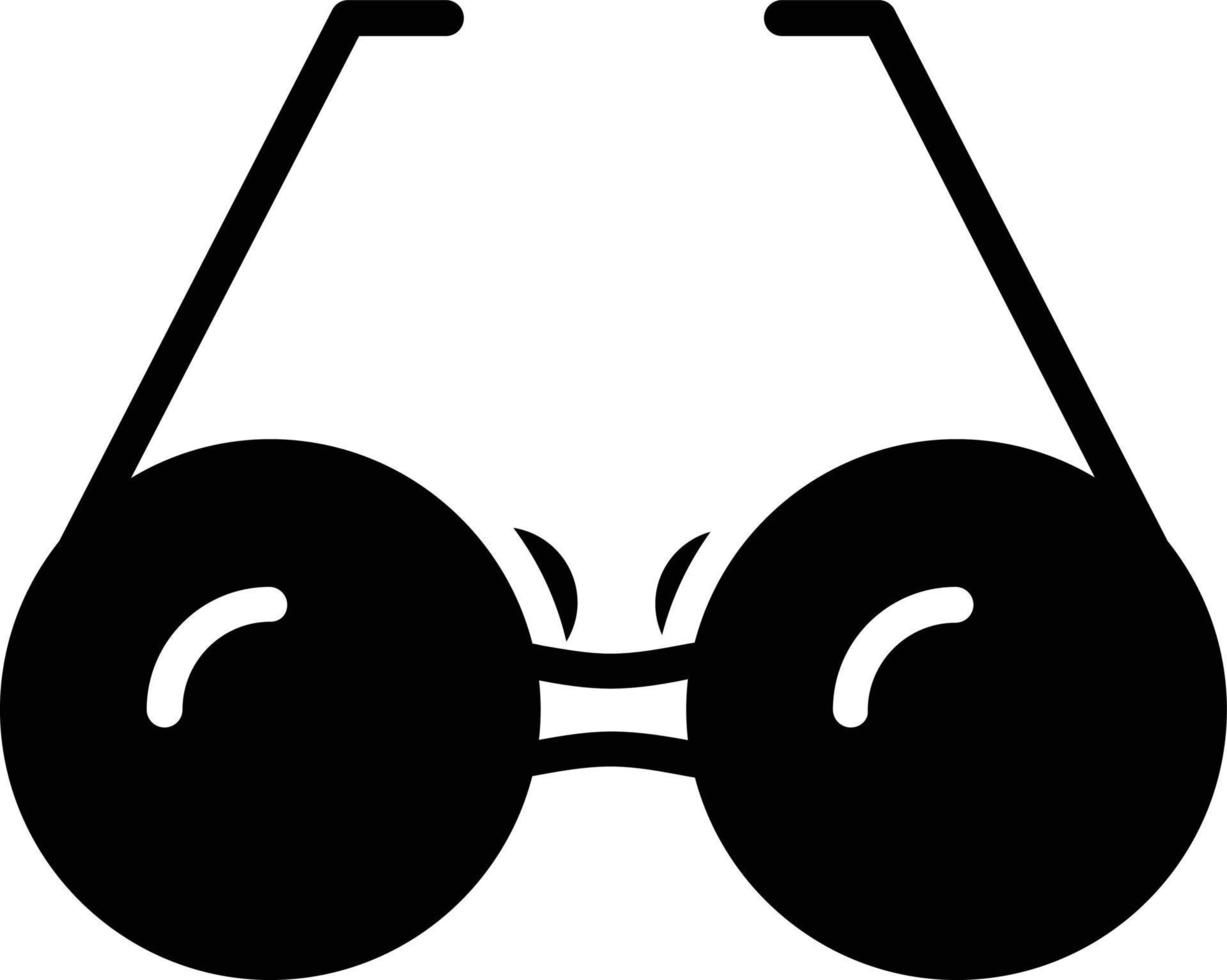 ícone de glifo de óculos vetor