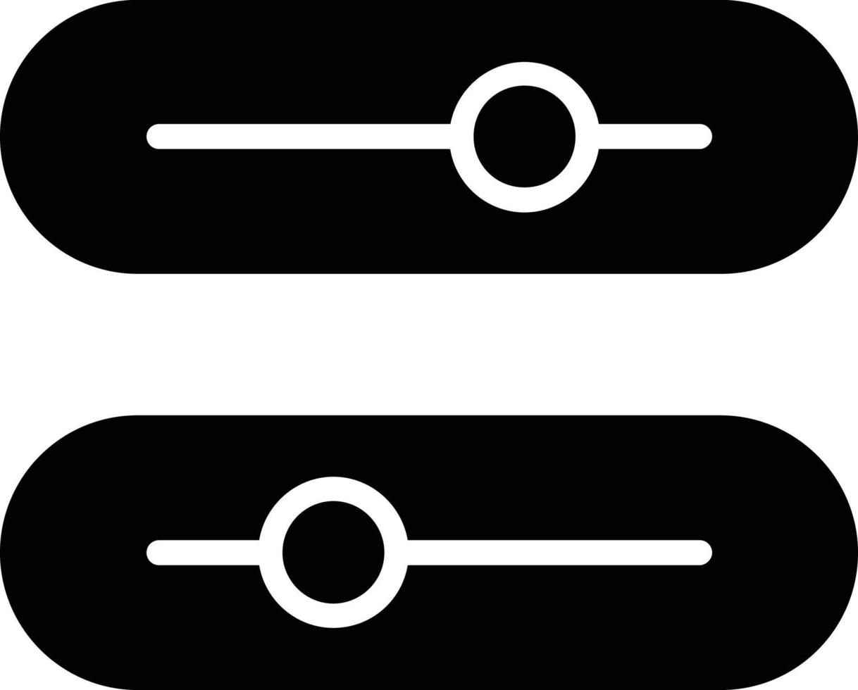 ícone de glifo de configuração vetor