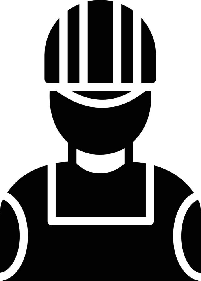 ícone de glifo de construtor vetor