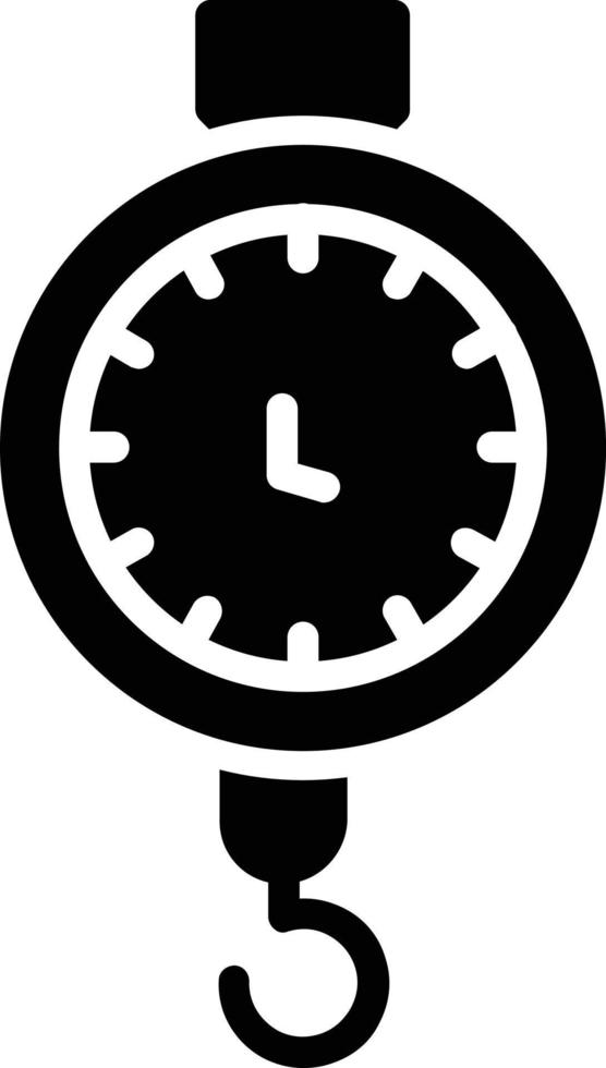ícone de glifo de balança vetor