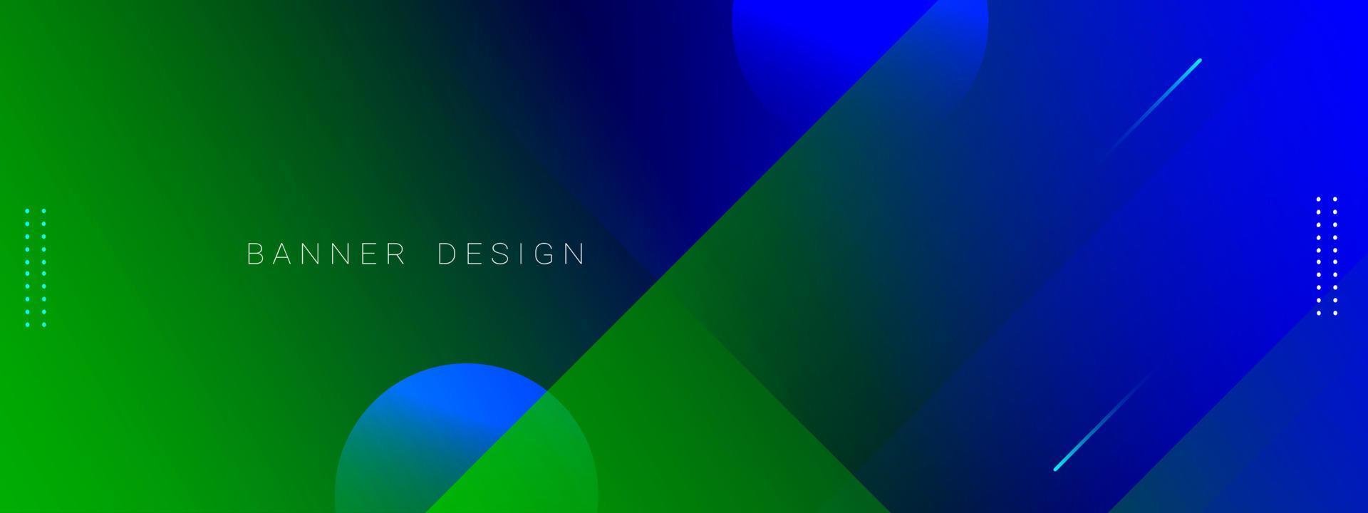 fundo de design atraente padrão geométrico verde abstrato vetor