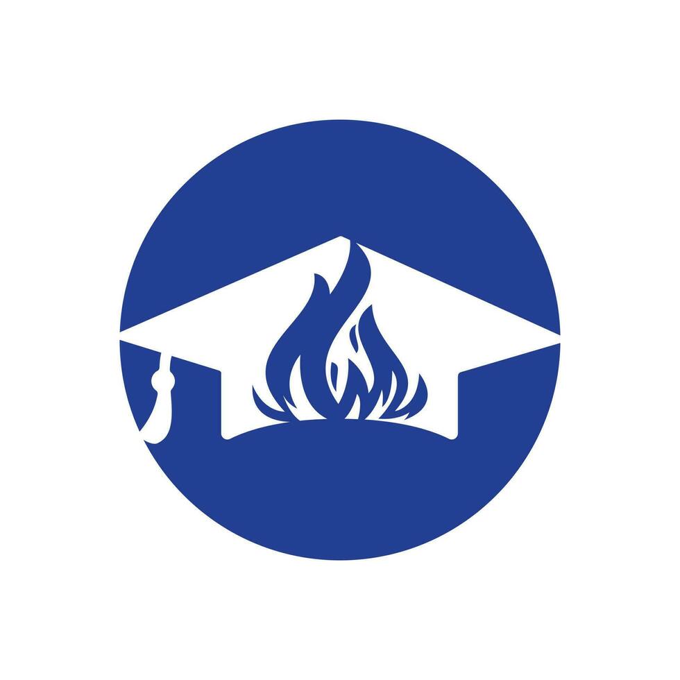 design de logotipo de vetor de educação quente.