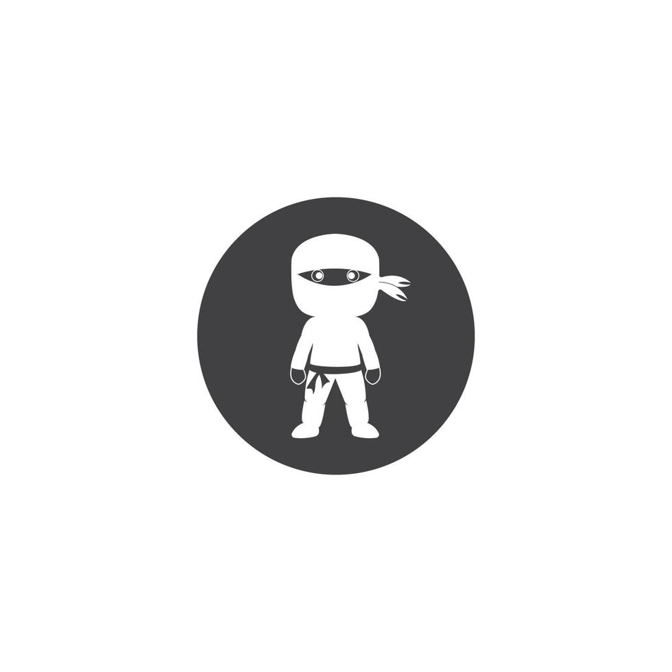 vetor de ícone ninja