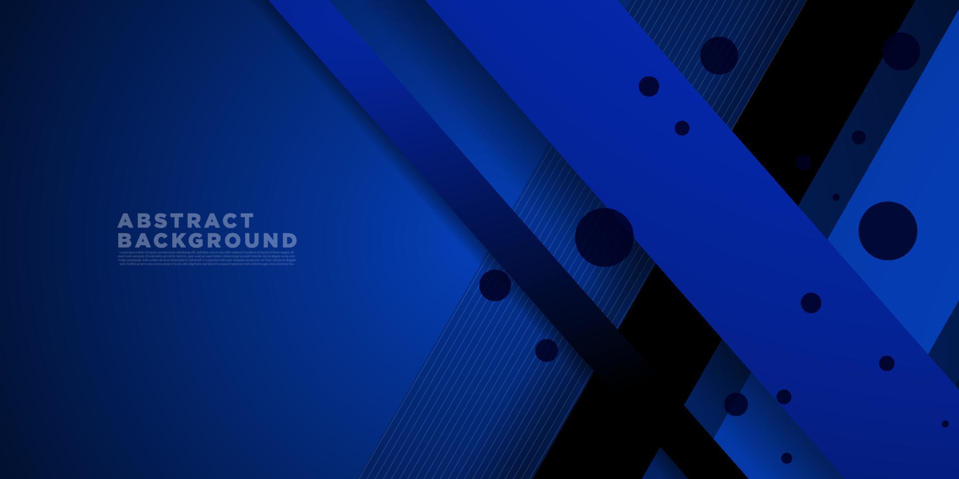 abstrato de geometria moderna com design de fundo azul escuro. vetor eps10