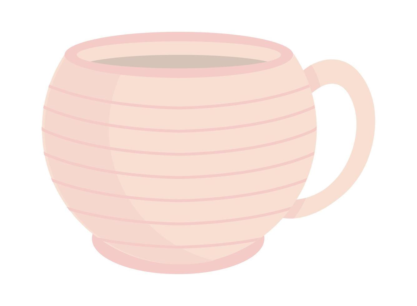 ícone de xícara delicada vetor
