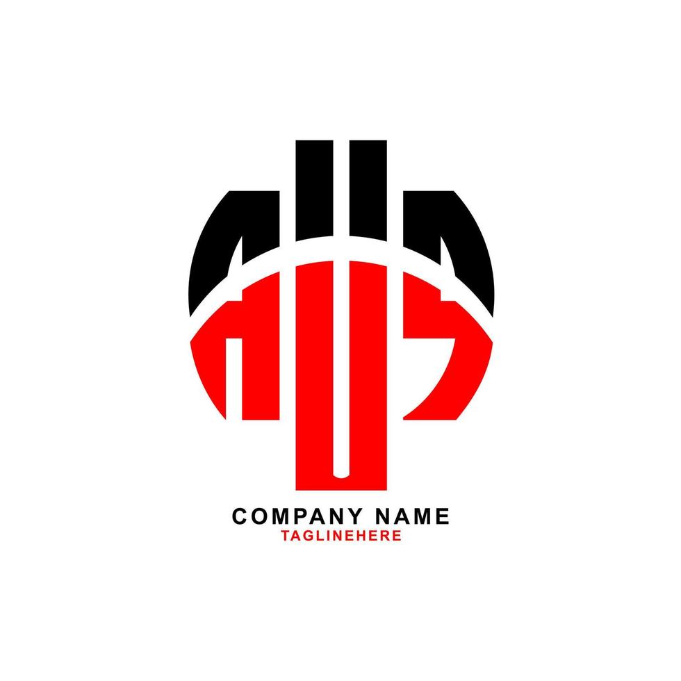 design de logotipo de carta auxiliar criativo com fundo branco vetor