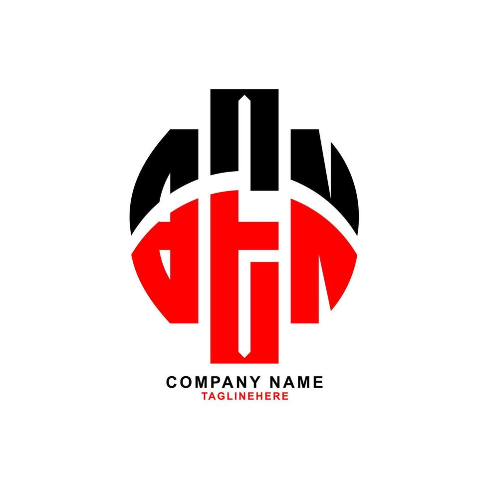 design de logotipo de carta de ben criativo com fundo branco vetor