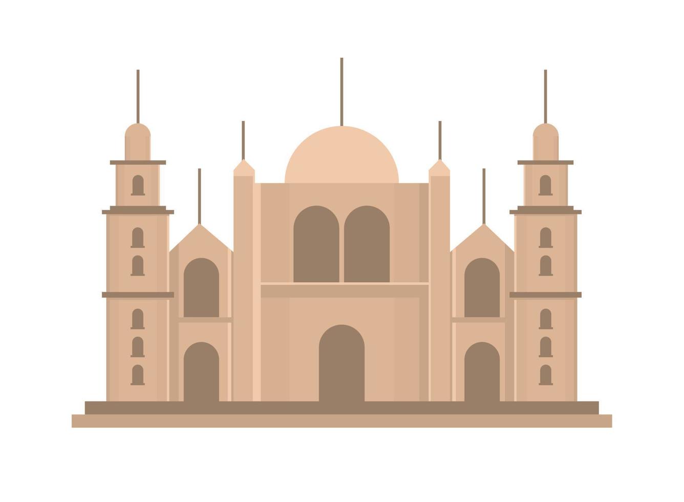 ícone do templo da mesquita marco vetor