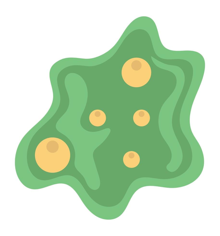 ícone de amostra de bactérias vetor