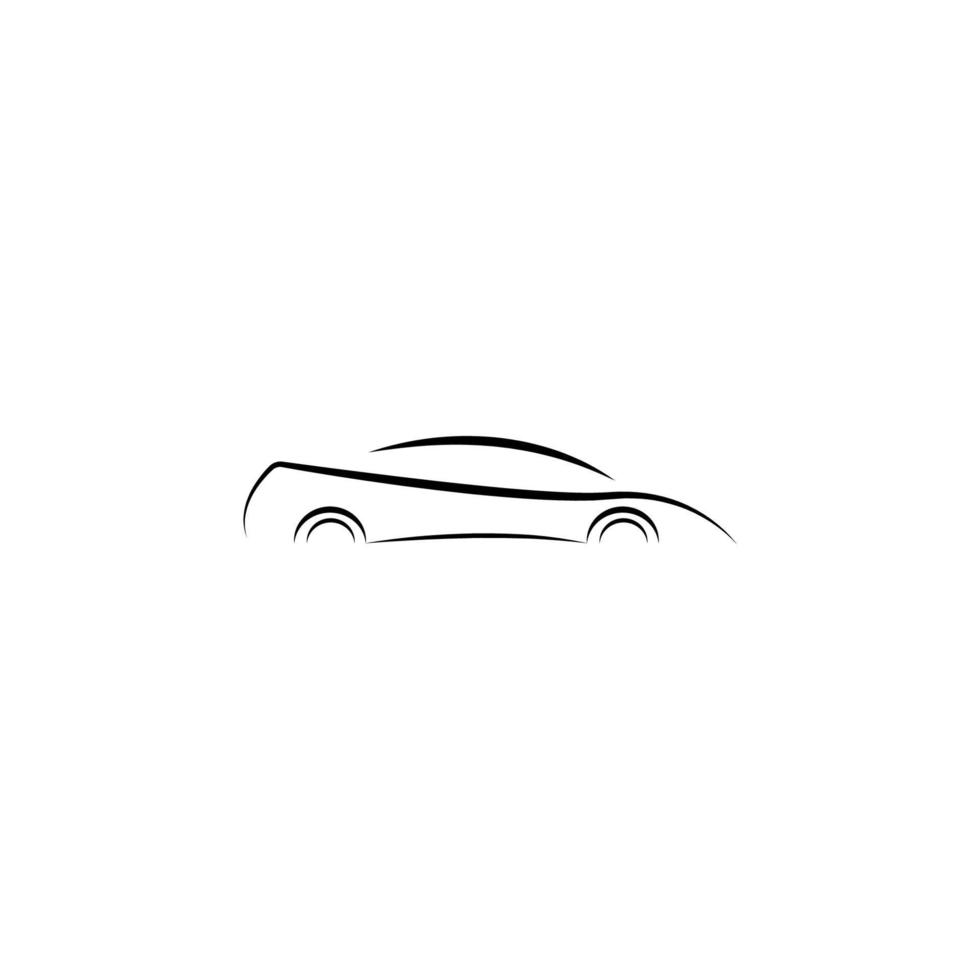 ilustração vetorial de logotipo de carro vetor