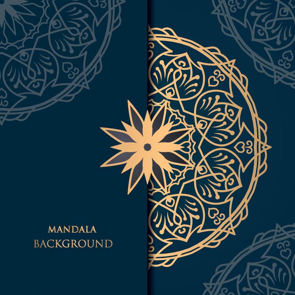 vetor livre de conceito de fundo de mandala de luxo