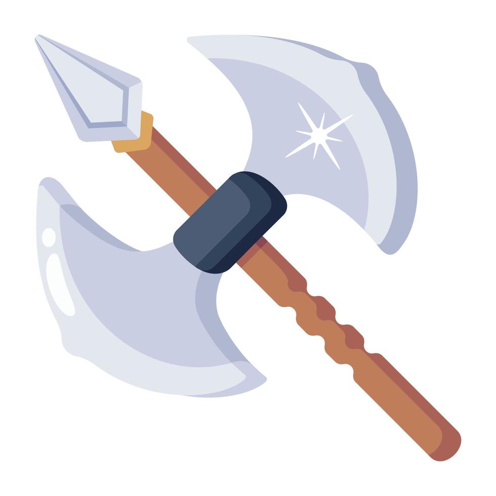um ícone de machado em design editável plano vetor