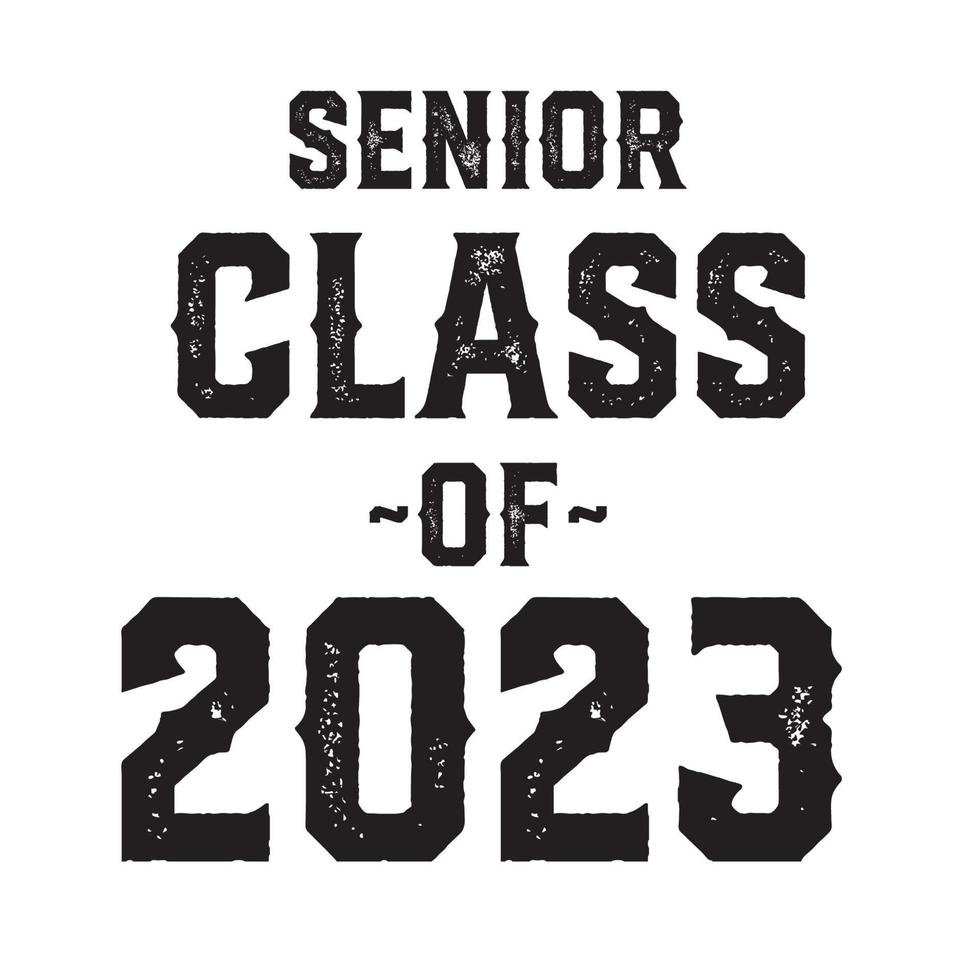 classe de 2023 vetor, design de camiseta vetor