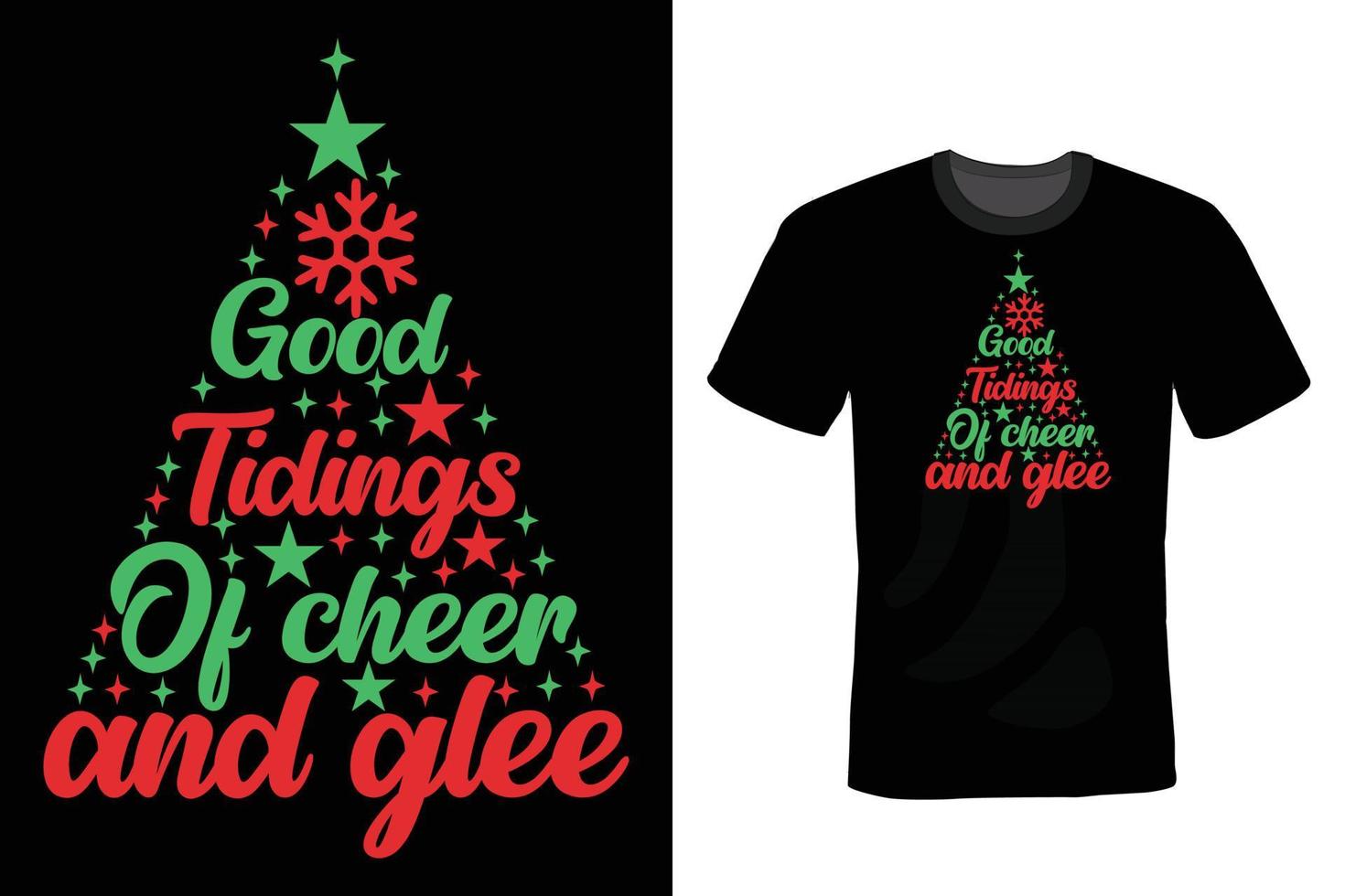 design de camiseta de natal, vintage, tipografia vetor