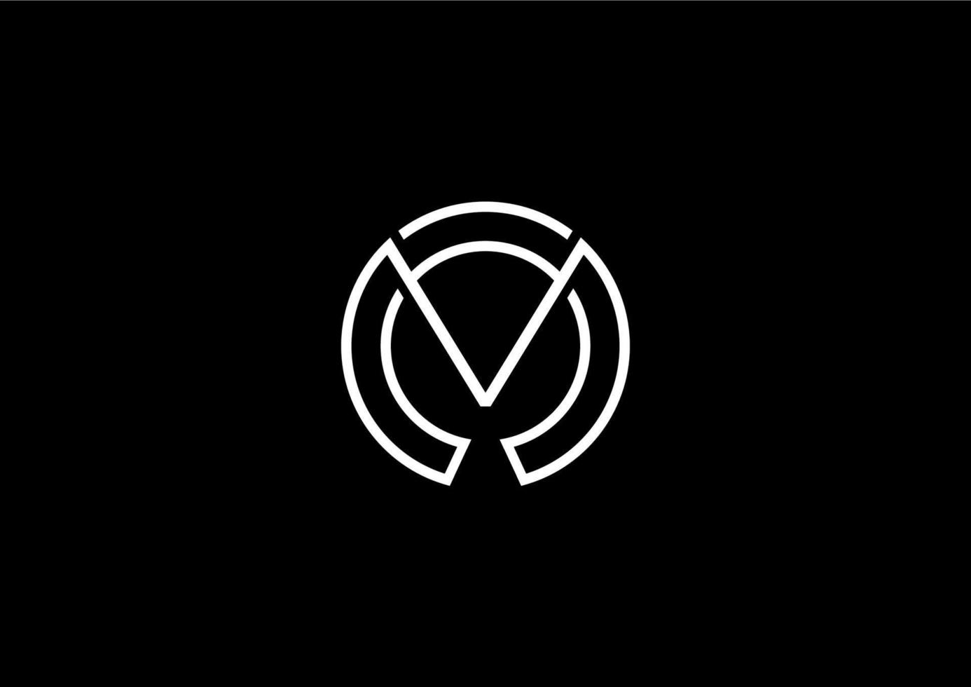 letra m elementos do modelo de design de ícone de logotipo vetor