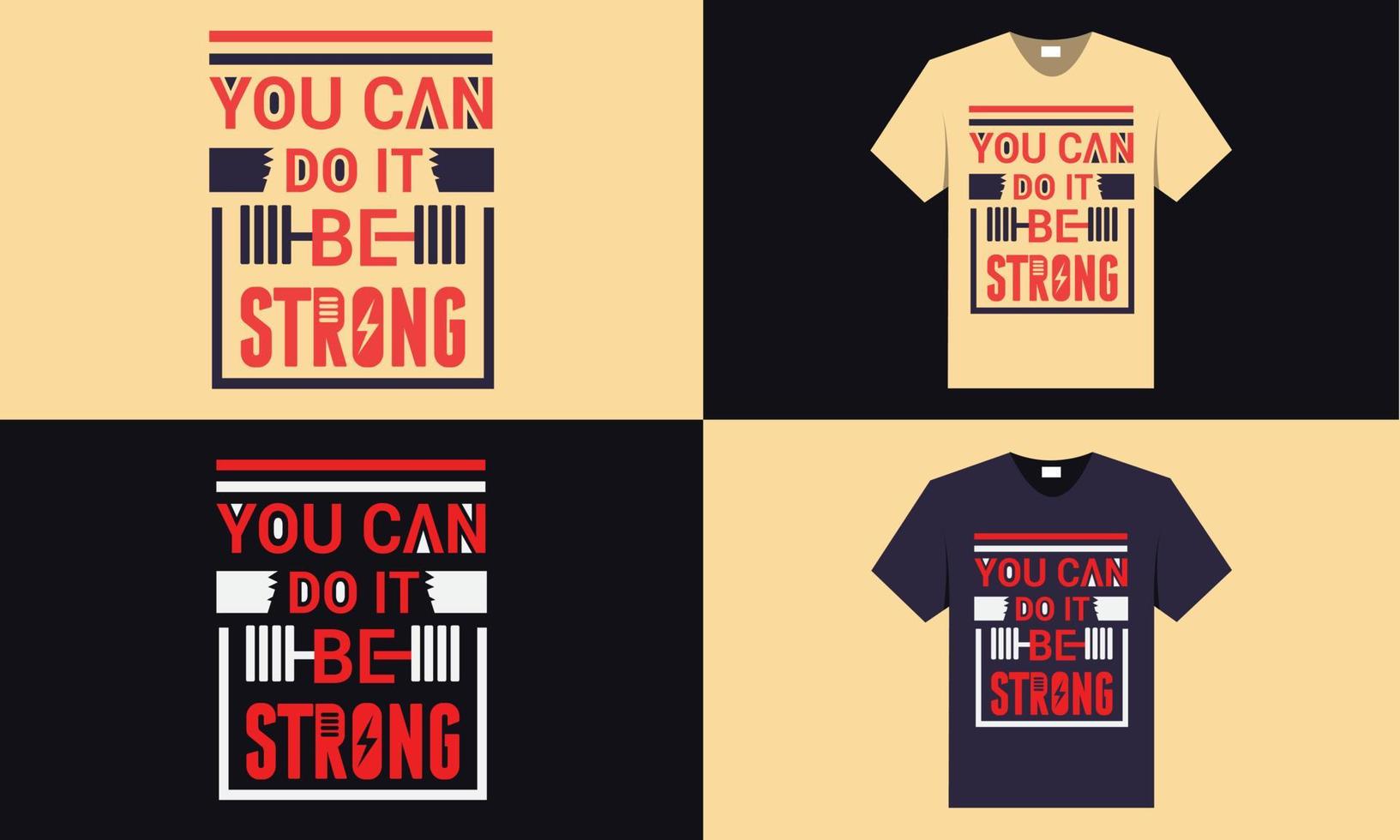 melhor design de camiseta para motivação de academia e fitness. camiseta tipografia fitness. vetor