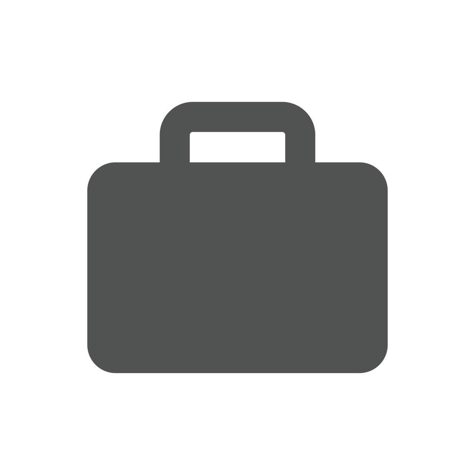 ícones de portfólio. ícone de bolsa ou bagagem. conceito para web design vetor