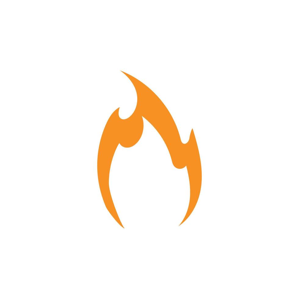 ilustração de ícone de vetor de logotipo de fogo