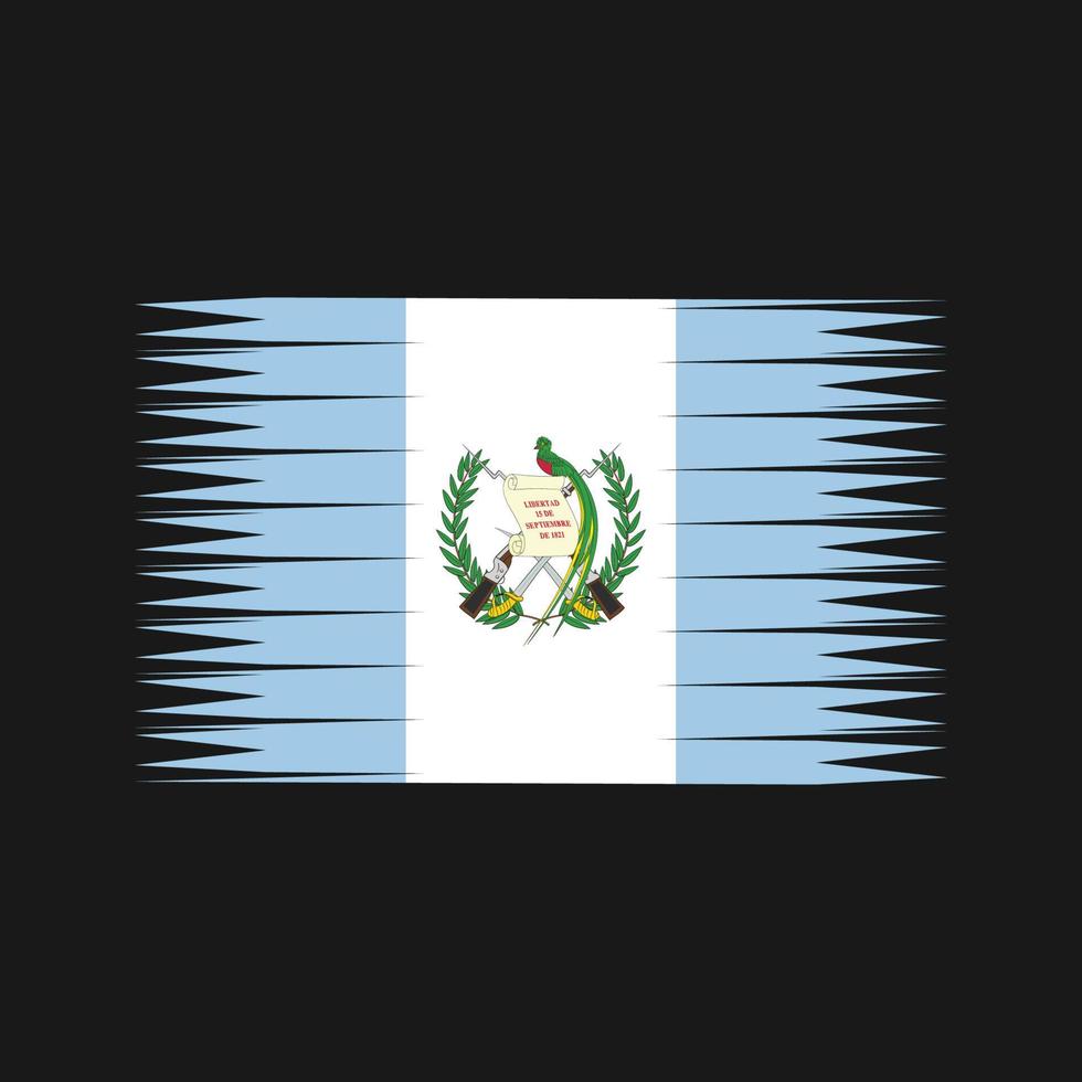 vetor de bandeira da guatemala. bandeira nacional