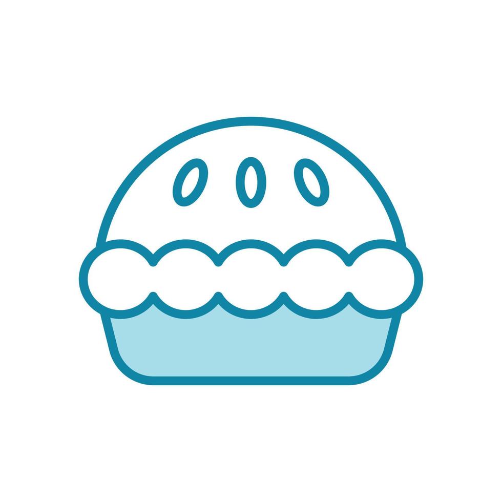 modelo de design de vetor de ícone de torta