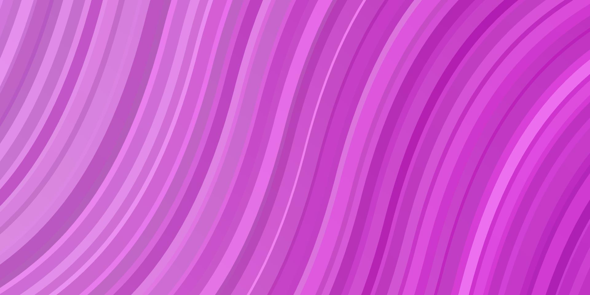 modelo de vetor rosa claro com linhas curvas.