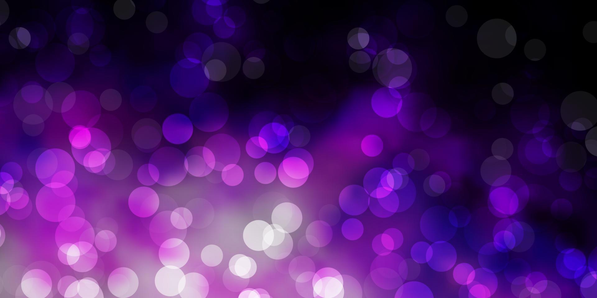 fundo vector roxo, rosa escuro com bolhas.