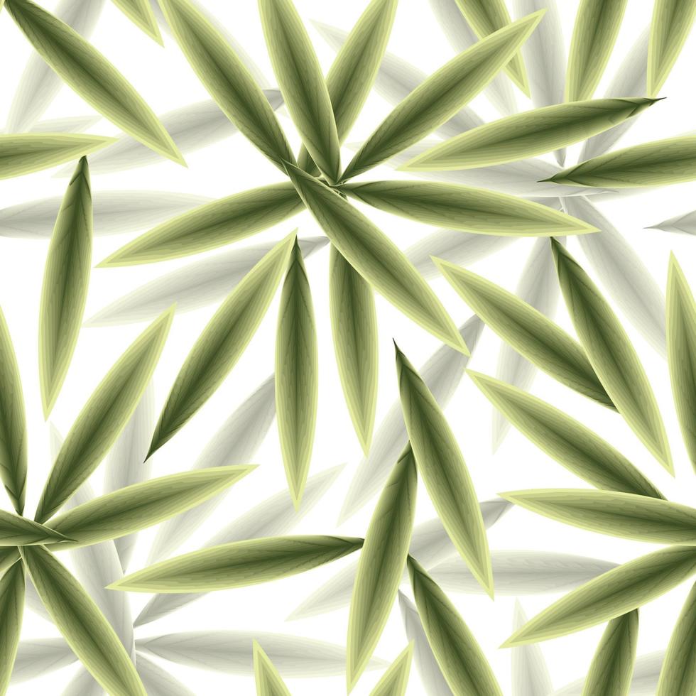 folhas verdes plantas tropicais padrão sem emenda. desenho vetorial na moda. fundo de folhagem. papel de parede tropical. padrão de ilustração de plantas exóticas da selva, design de textura de verão. fundo da natureza vetor