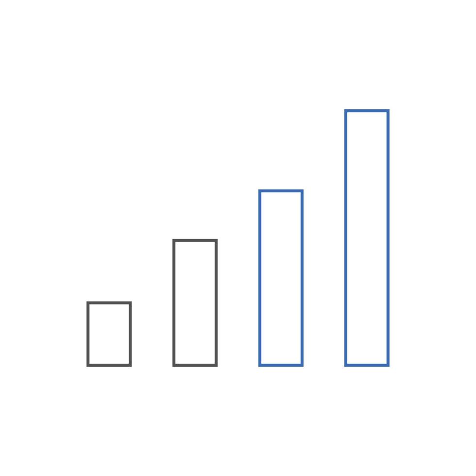 ícones de crescimento de classificação. usado para seo ou web design vetor
