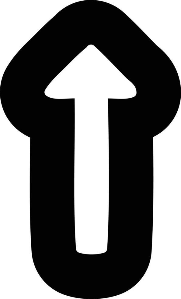 ícone de seta apontando vetor